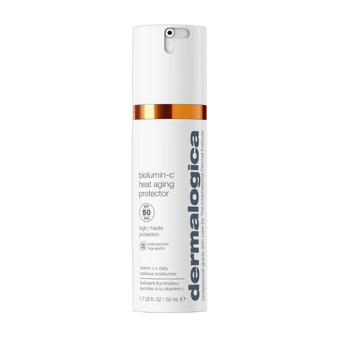 Захисний крем для обличчя Dermalogica Biolumin-C Heat Aging Protector SPF 50 з вітаміном С, 50 мл